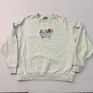 KITH x Sesame Street Ernie Nelson Crewneck Adult XL Beige Ernie Rubber Duck